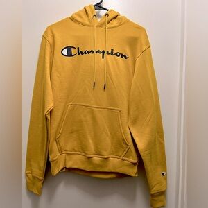 Champion Yellow Men’s Hoodie, Size small